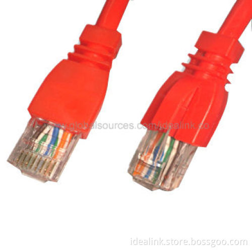 Cat5e and Cat6 Patch Cords, Shielded and Unshielded Types, with Stranded ConductorNew